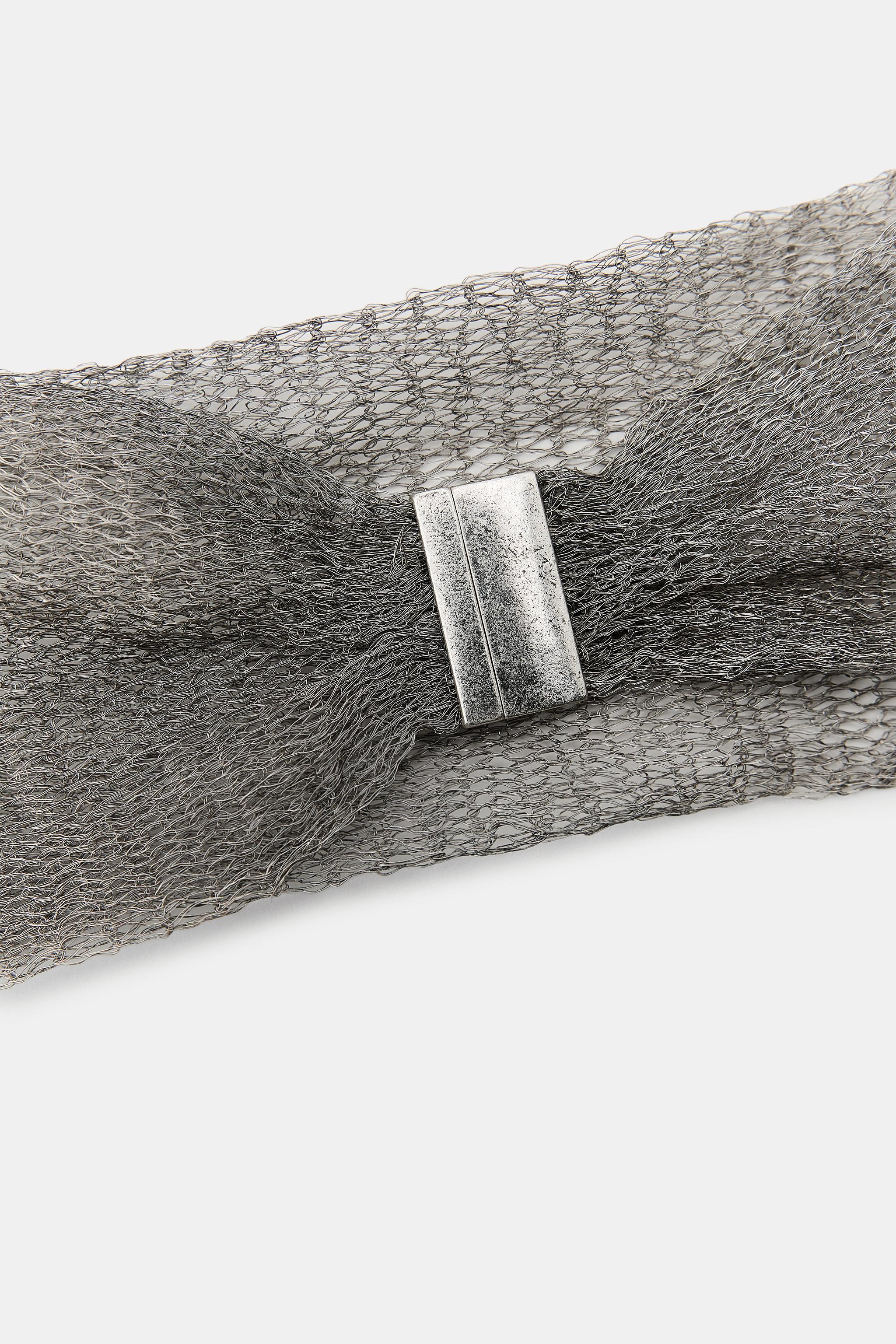 METAL MESH CHOKER NECKLACE